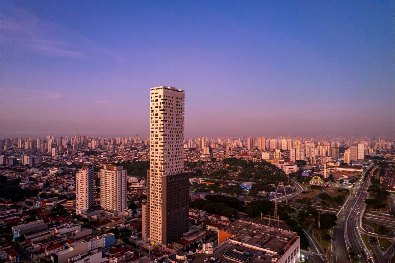 Platina 220, imagem aérea do prédio mais alto da cidade de São Paulo